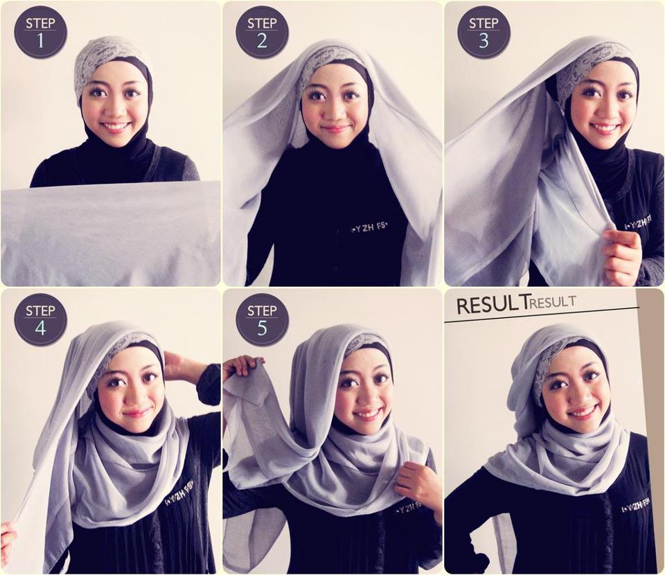 Cara Memakai Hijab Modren Stitin71